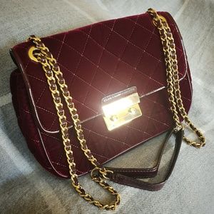 Authentic Michael Kors Sloan Bag in Suede